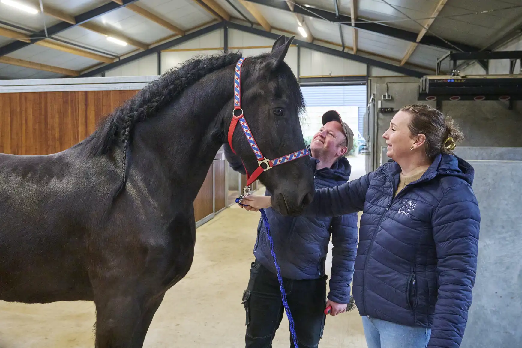 Jan-Willem met eigenaresse Nienke