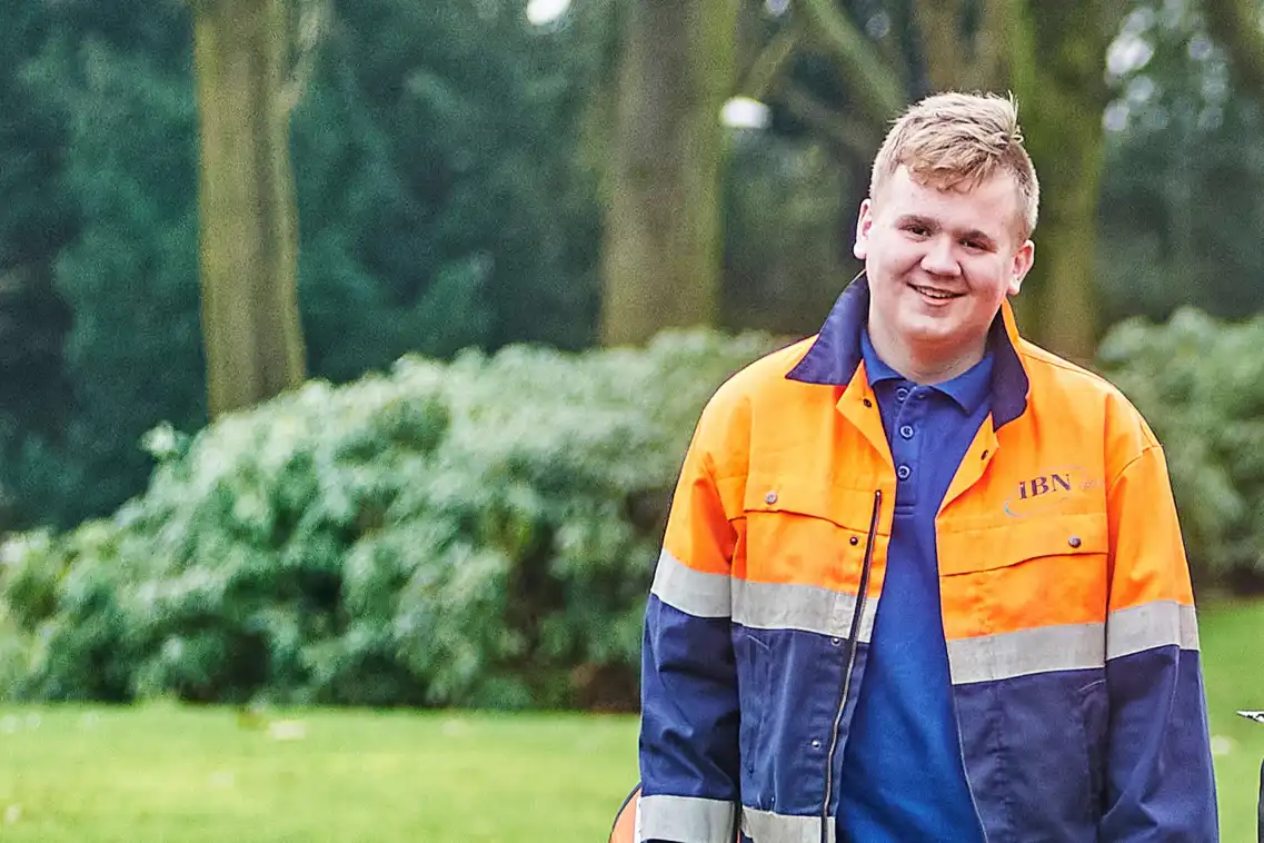 Dave vertelt over zijn werk in het groen