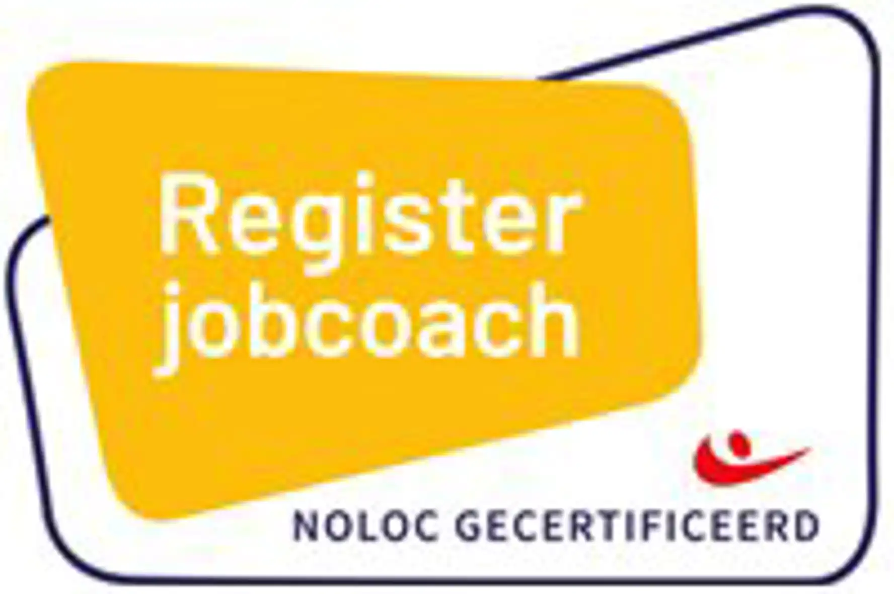 Logo van register jobcoach, noloc gecertificeerd