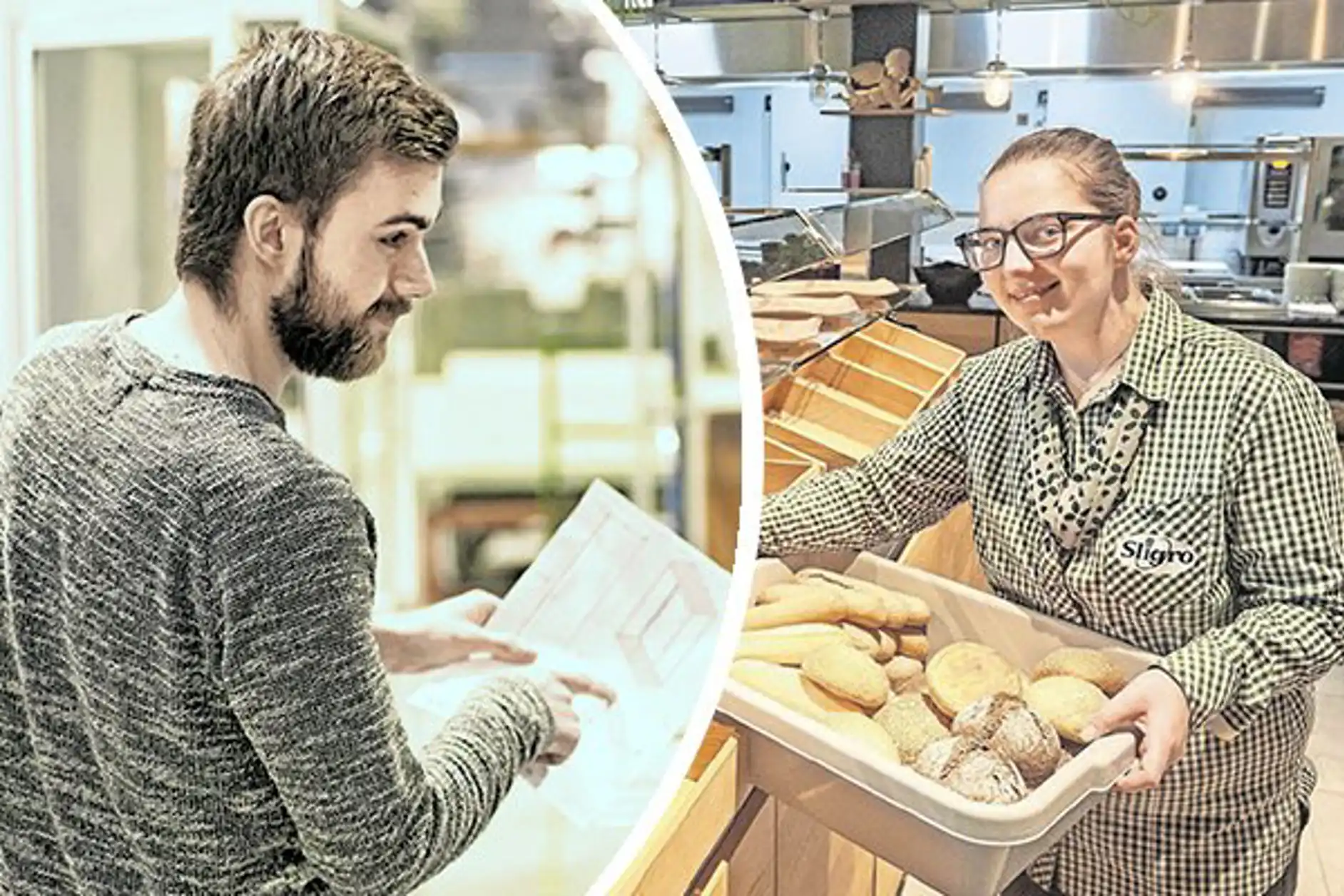 Twee collega's die als voorbeeld regulier werk hebben gevonden via IBN