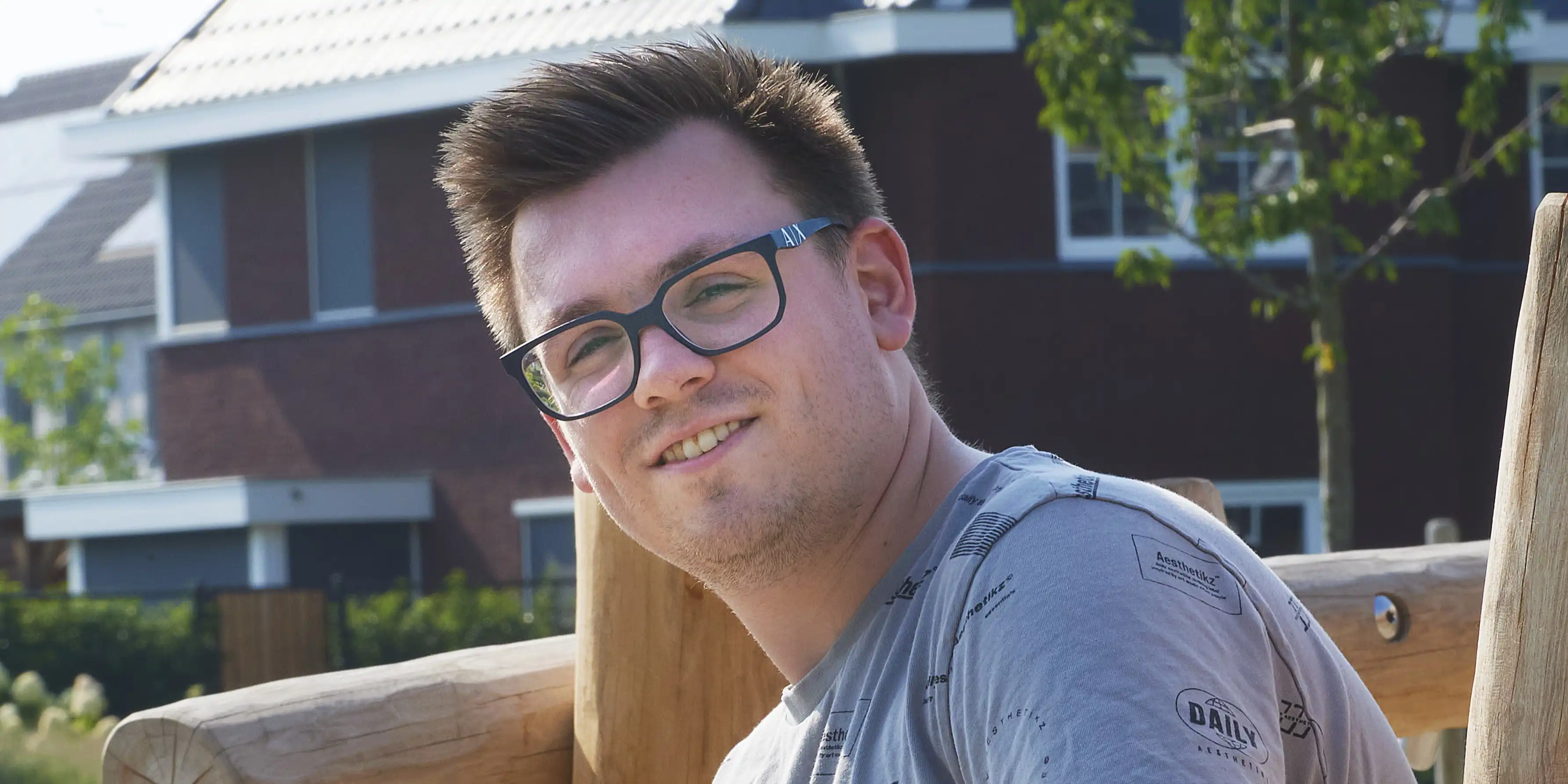 Portret foto van Joël van Riel