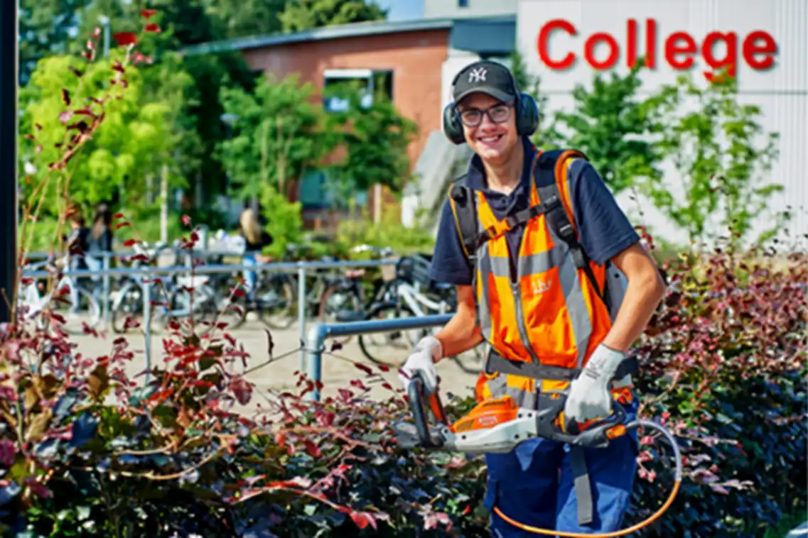 Sander liep stage vanuit de sector Groen bij het Pro College in Wijchen