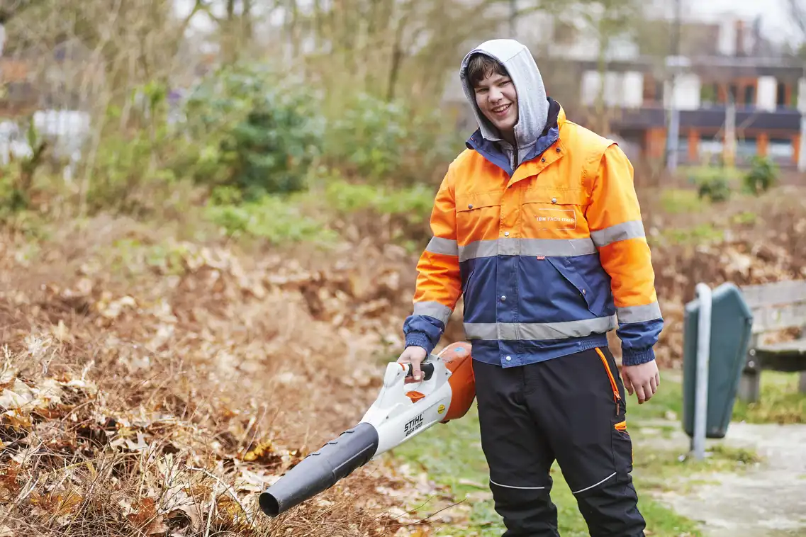 Jamie vertelt over zijn werk in het groen