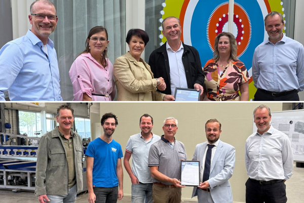 Uitreiking certificaten aan VBV en Sociom