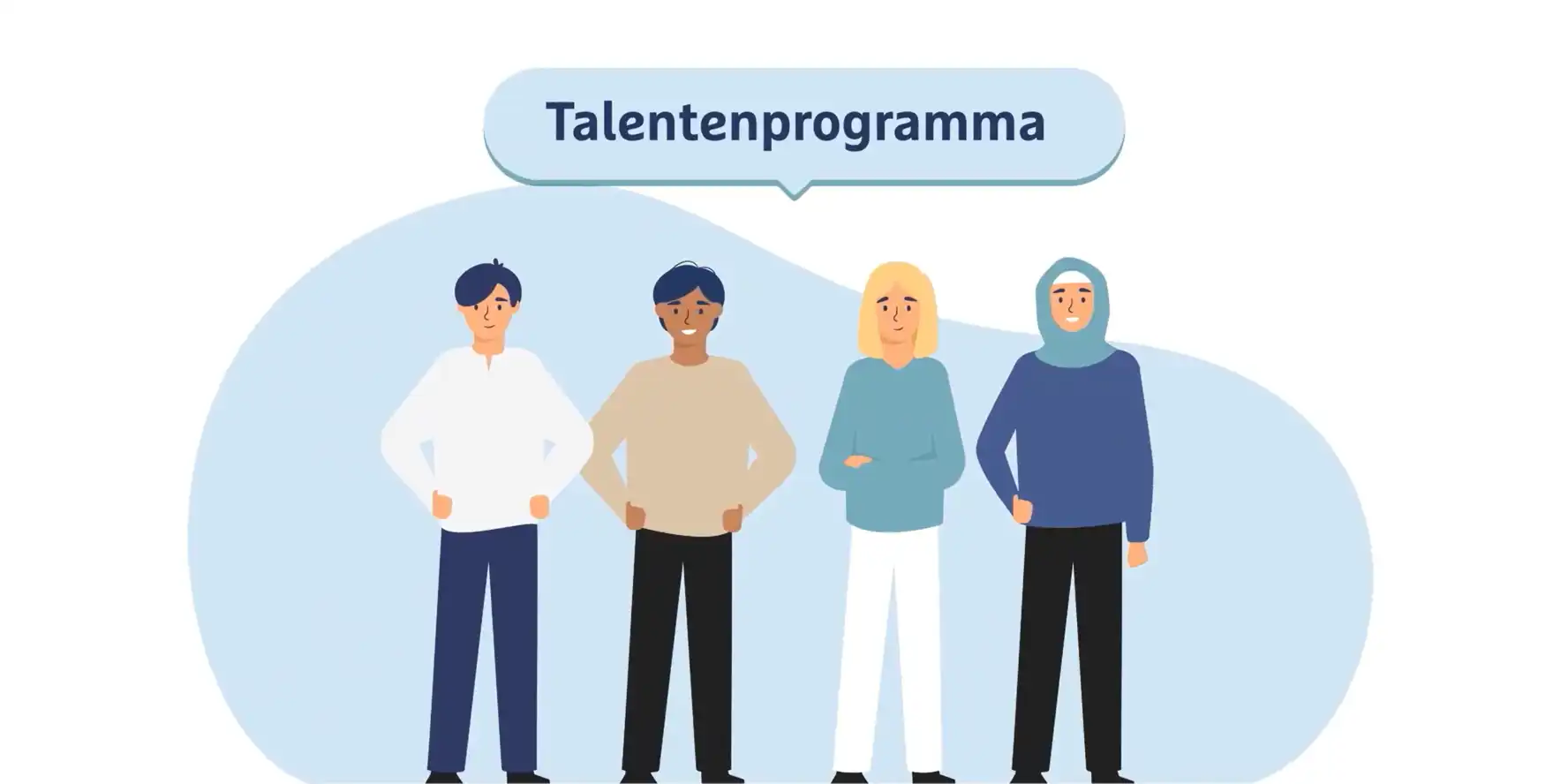 Animatie over het talentenprogramma van IBN