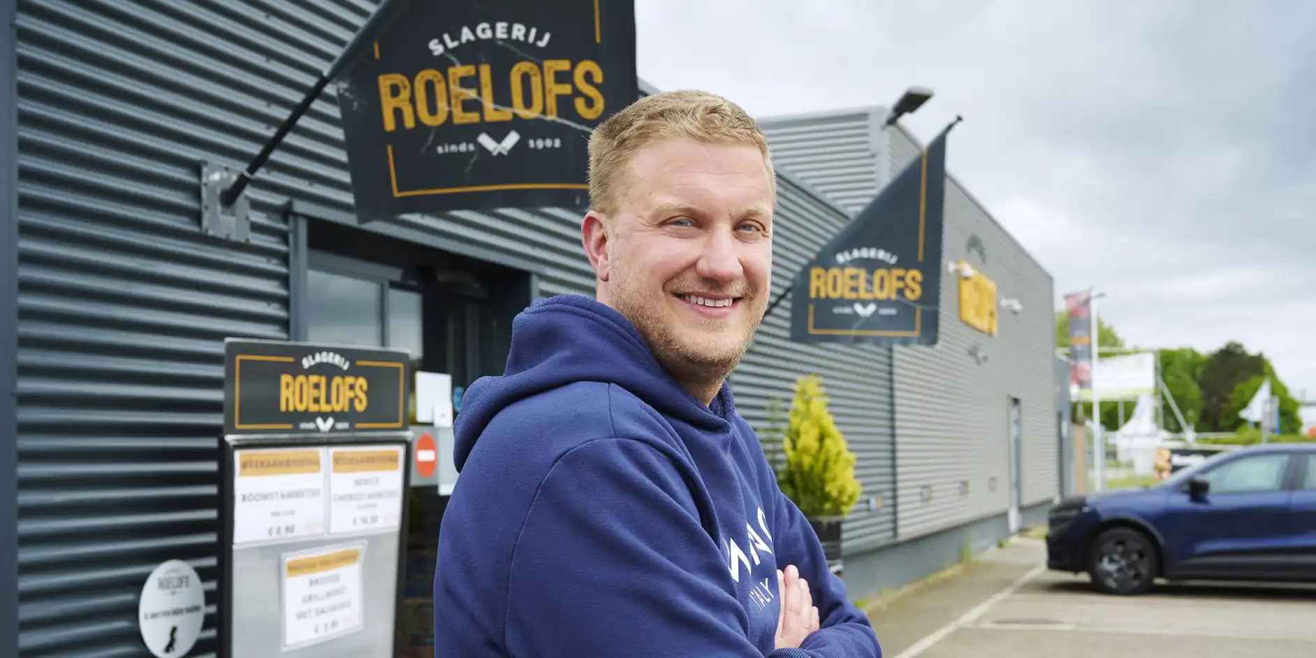 Jurgen voor slagerij Roelofs