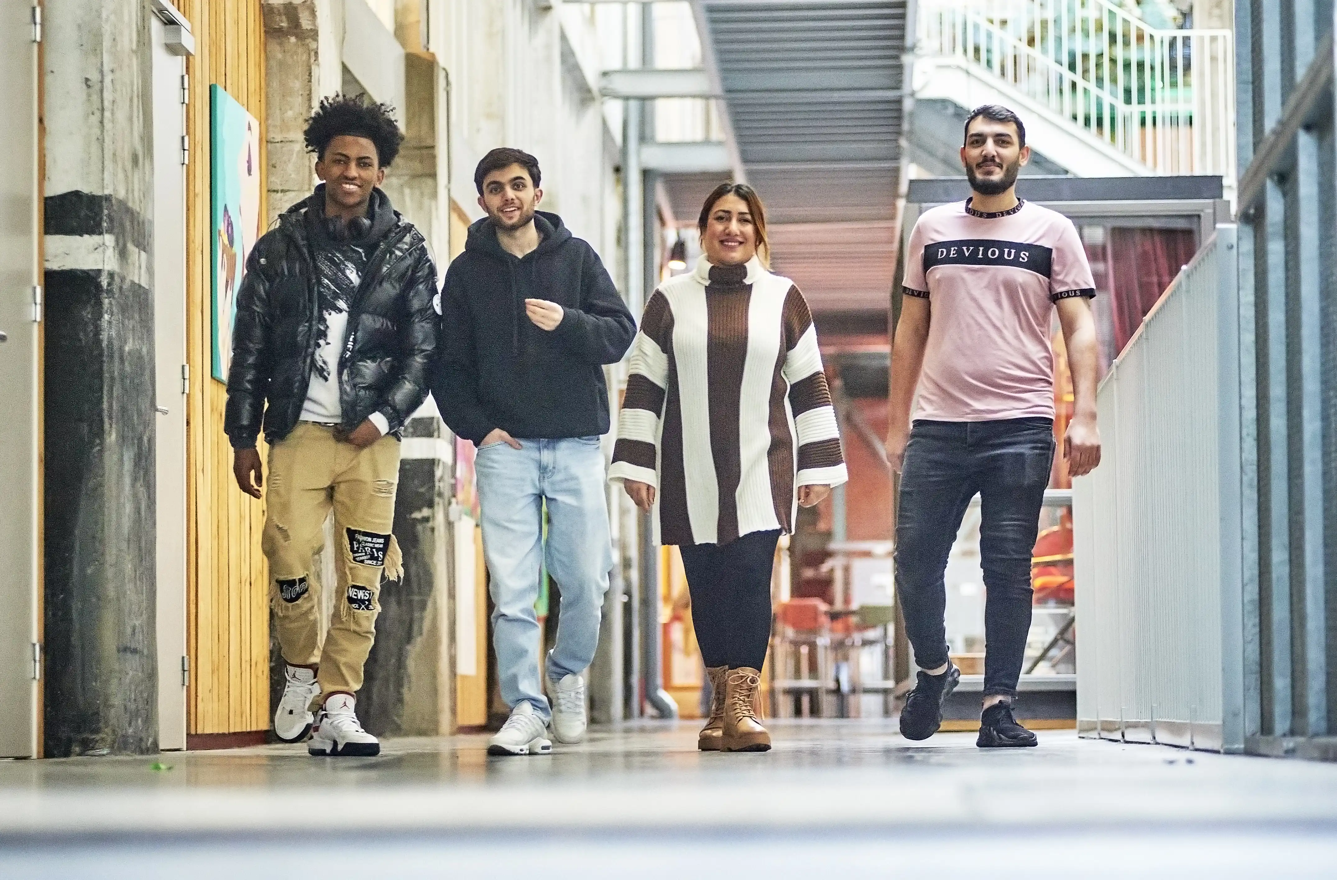 Stappen voor statushouders Sawsan, Farid, Faniel en Massoud