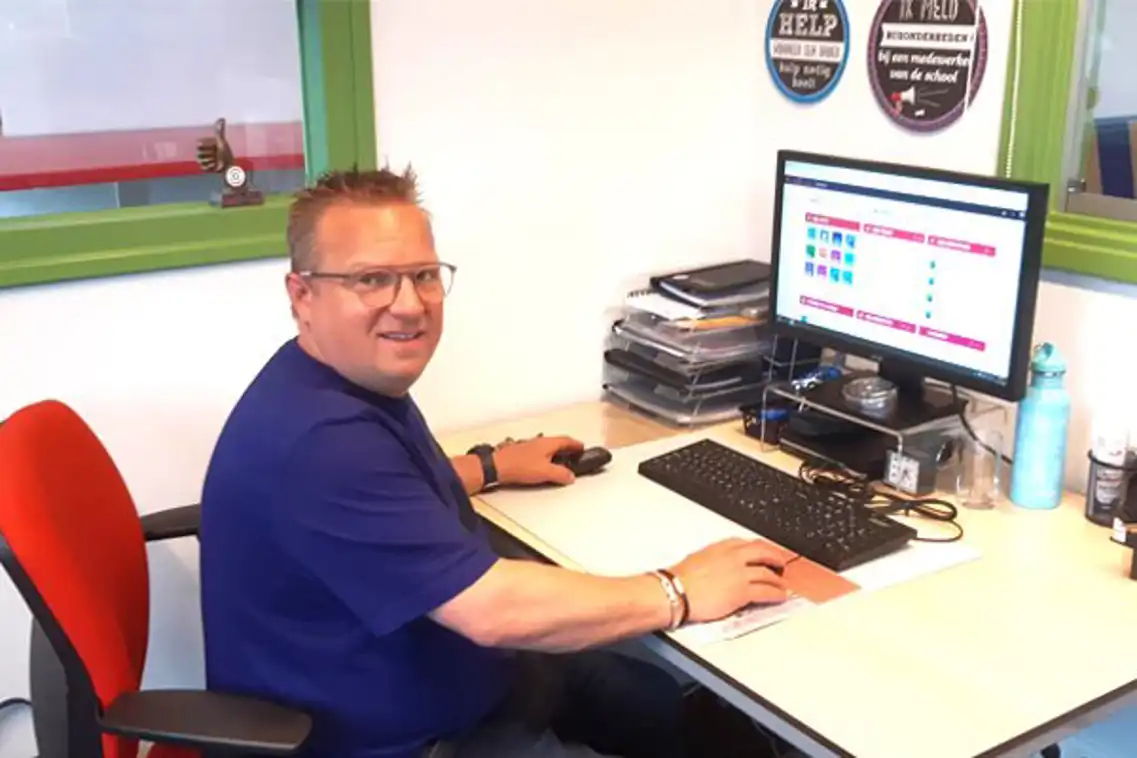 Roy vertelt over zijn werk als conciërge bij het Pro College in Boxmeer