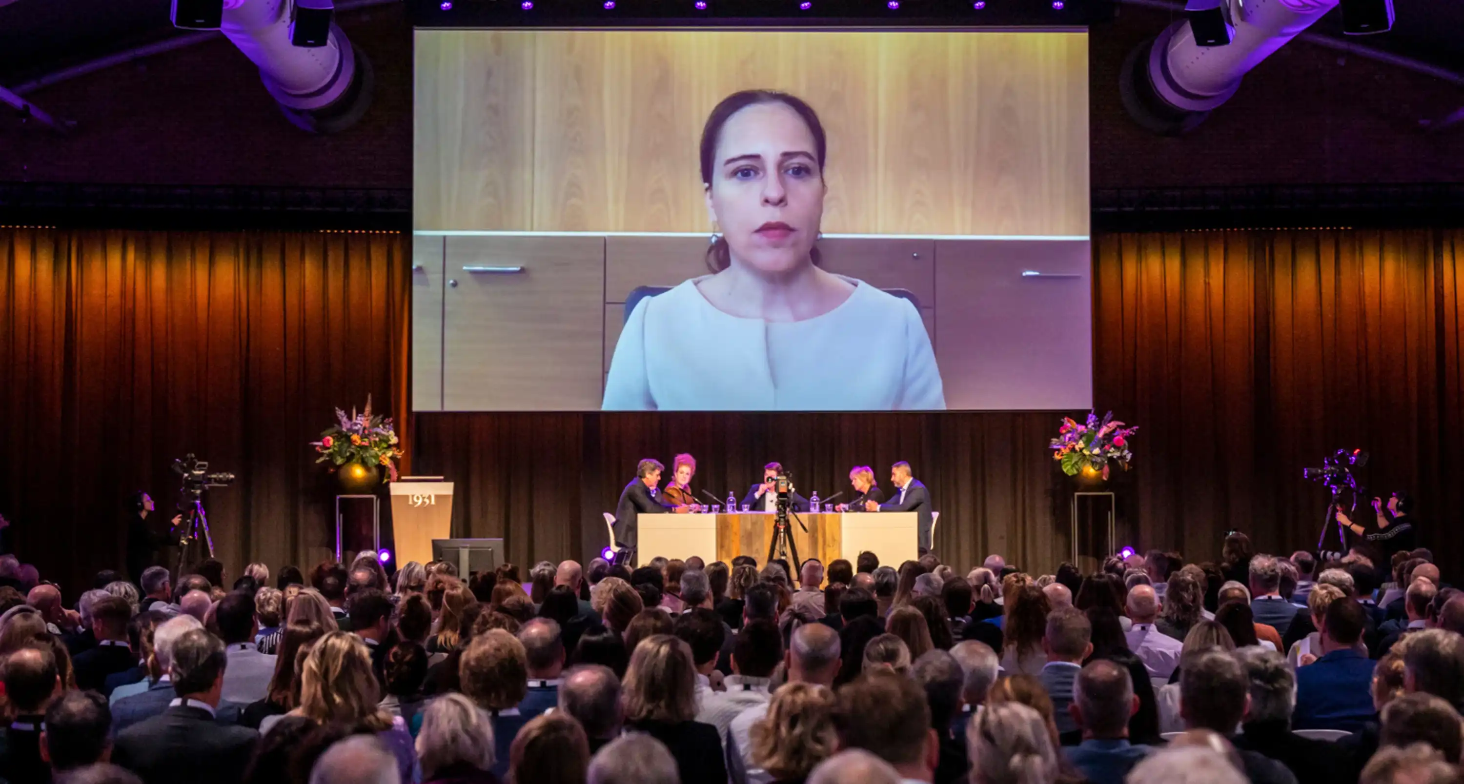 Overzichtsfoto van het congres