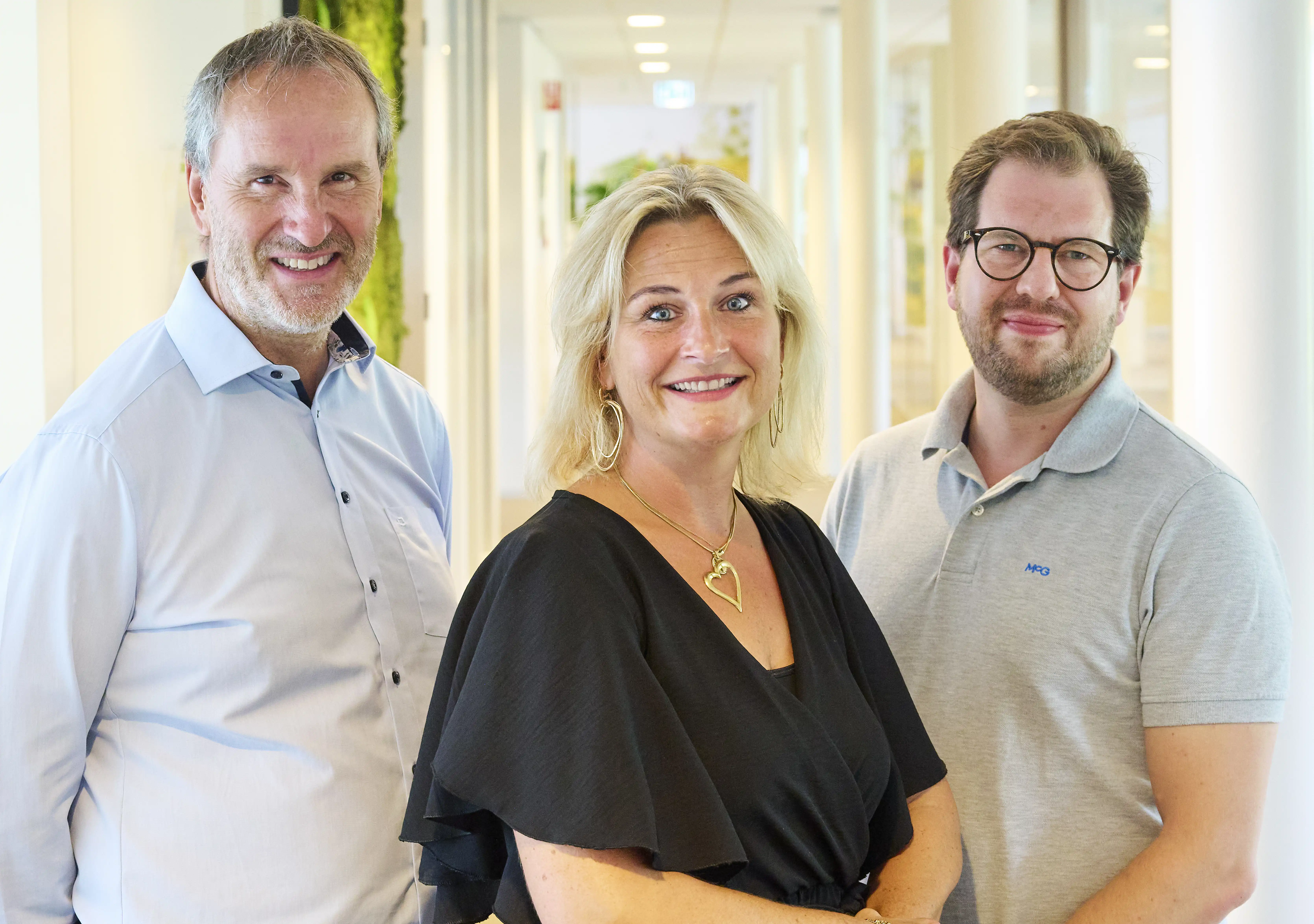 De contactpersonen Guus, Djois en Tim