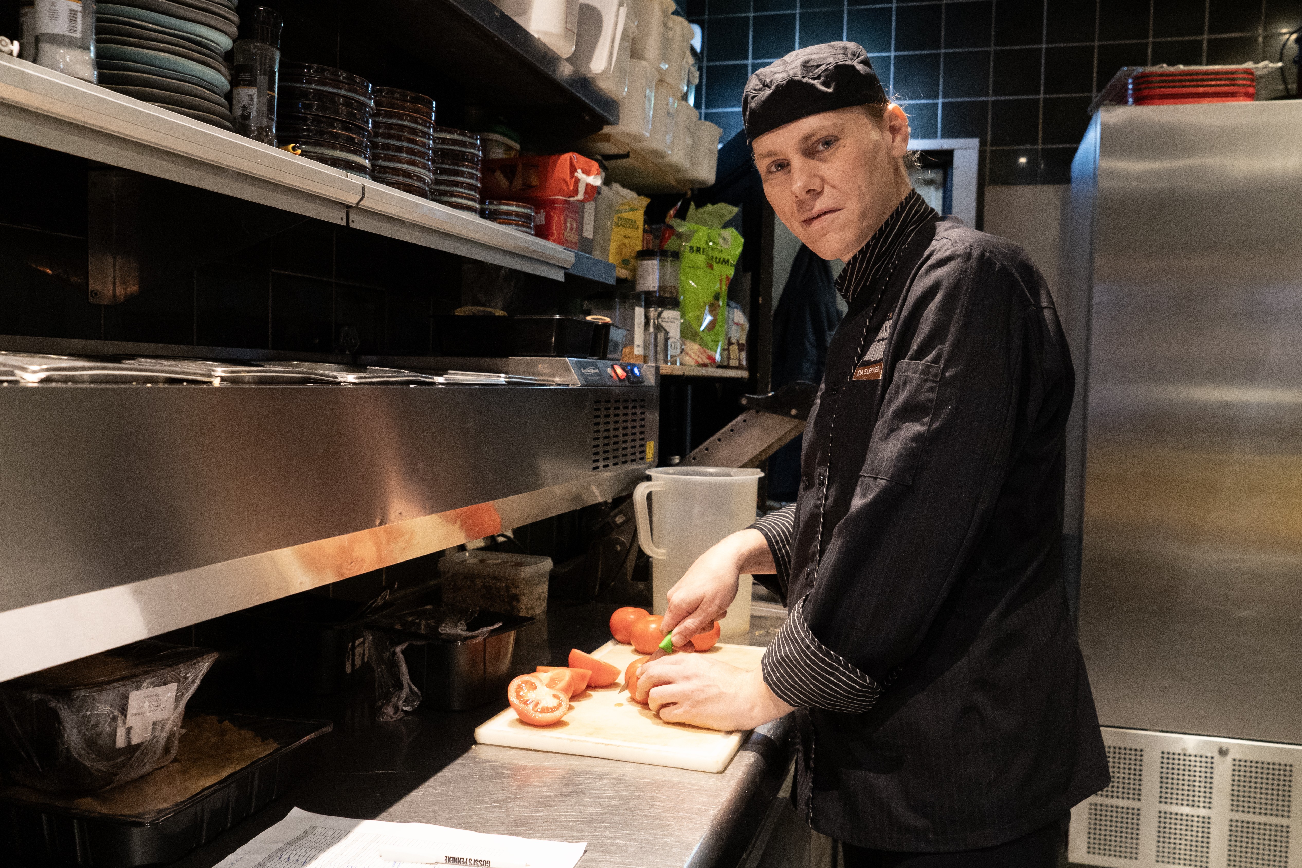 Laura aan het werk bij Gossimijne