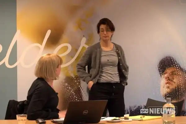 Projectteam aan het werk aan het 'Werken na'