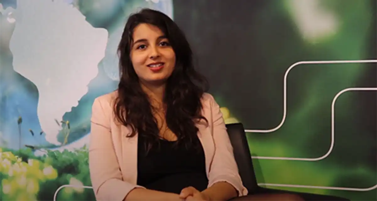 Louisa deed een afstudeeropdracht in de communicatie bij IBN