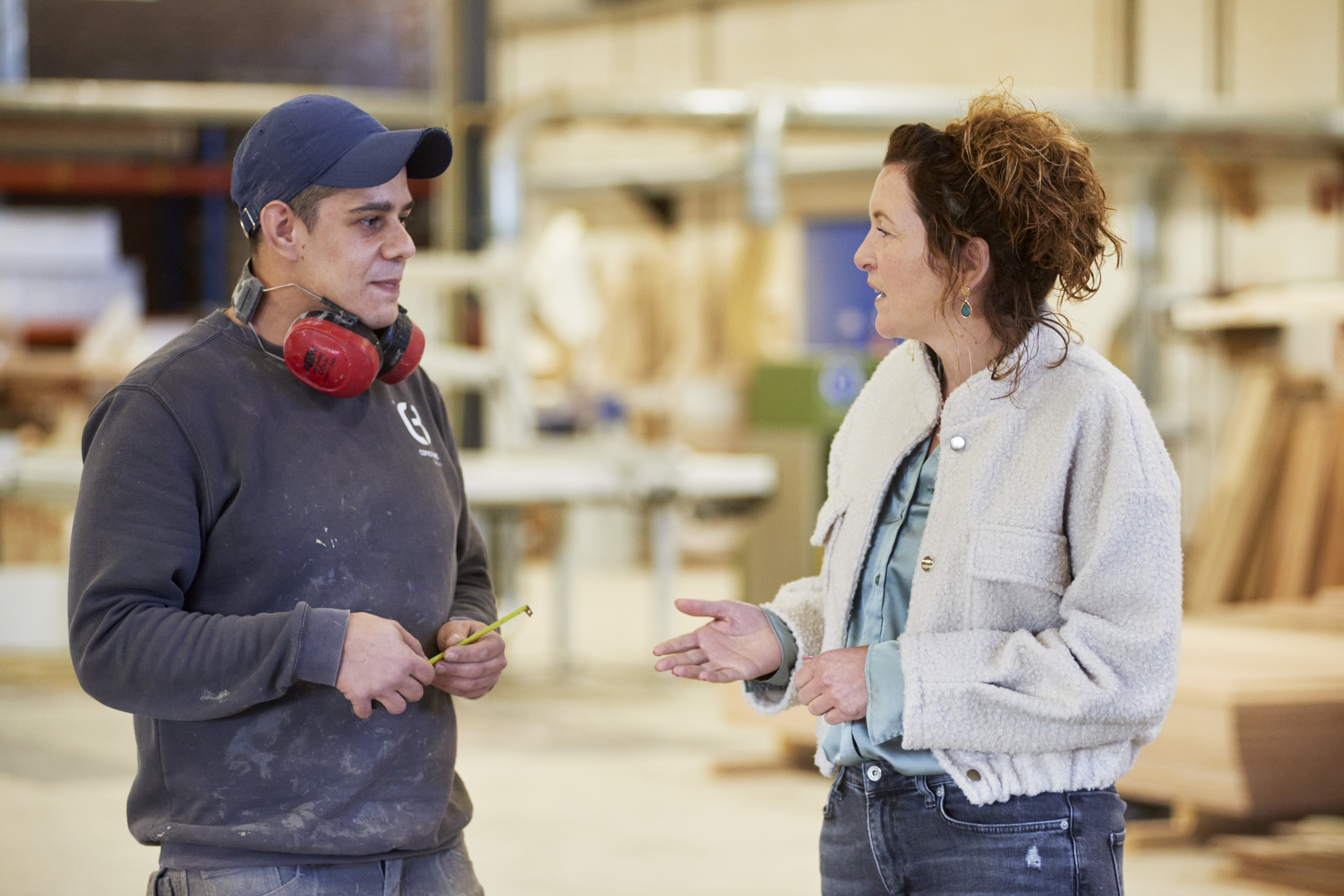 Rik met jobcoach Mariëlle