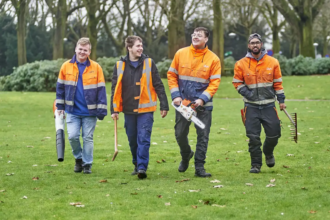 Jongeren vertellen over hun werk in het groen