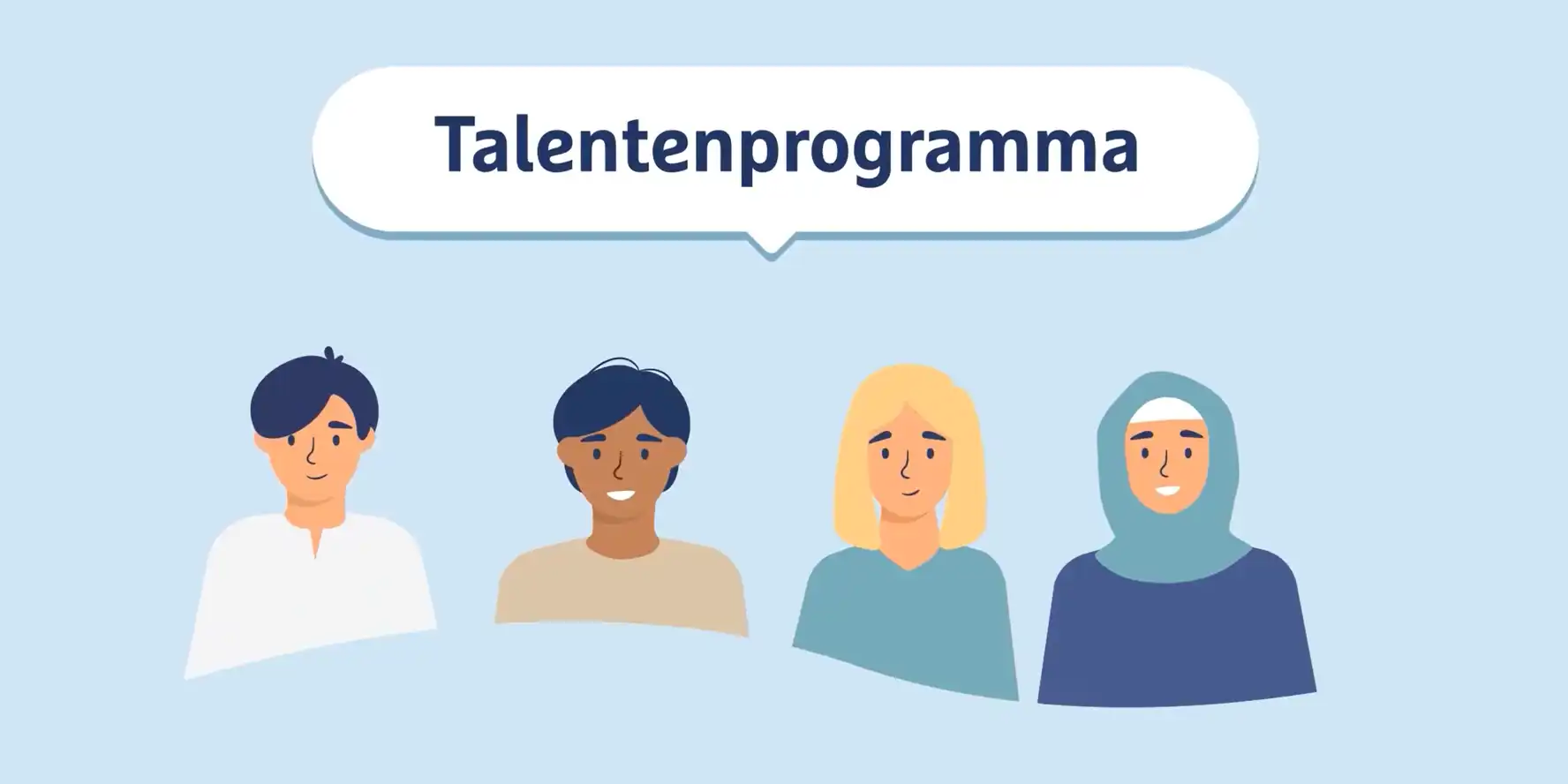 Animatie over het talentenprogramma van IBN